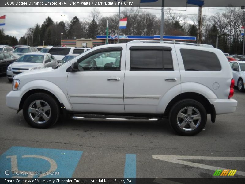 Bright White / Dark/Light Slate Gray 2008 Dodge Durango Limited 4x4