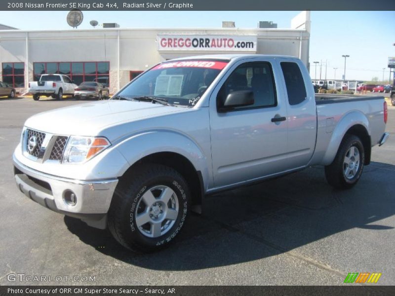 Radiant Silver / Graphite 2008 Nissan Frontier SE King Cab 4x4