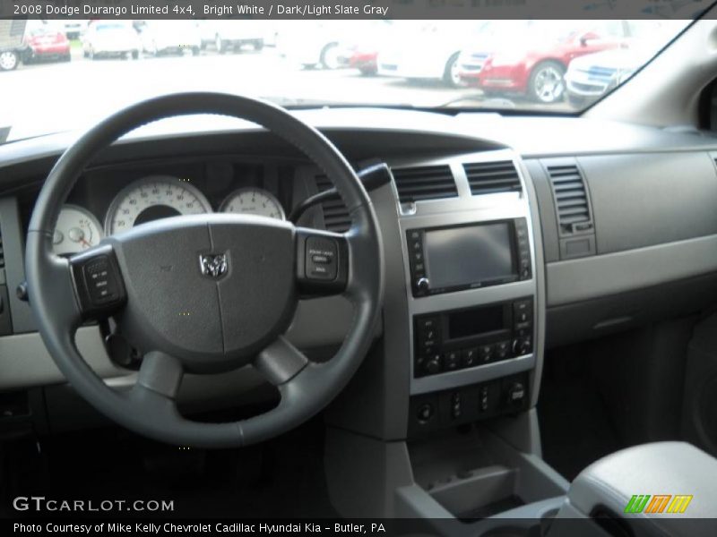 Bright White / Dark/Light Slate Gray 2008 Dodge Durango Limited 4x4