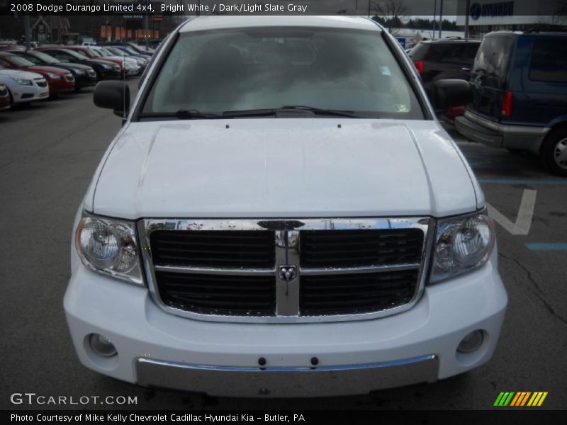 Bright White / Dark/Light Slate Gray 2008 Dodge Durango Limited 4x4