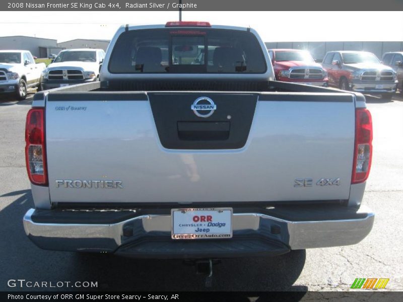 Radiant Silver / Graphite 2008 Nissan Frontier SE King Cab 4x4