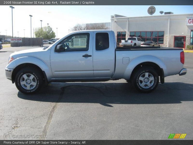 Radiant Silver / Graphite 2008 Nissan Frontier SE King Cab 4x4