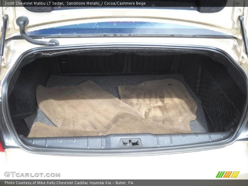 Sandstone Metallic / Cocoa/Cashmere Beige 2008 Chevrolet Malibu LT Sedan