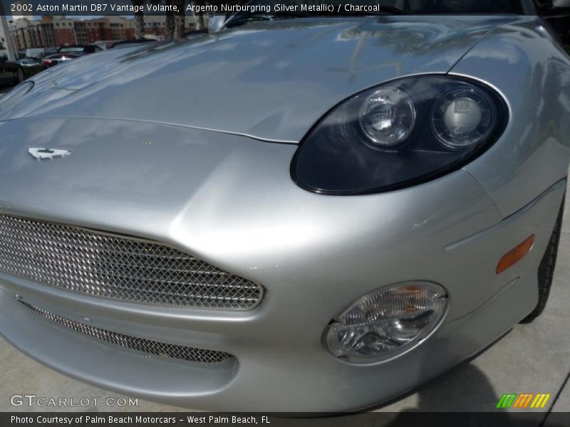 Argento Nurburgring (Silver Metallic) / Charcoal 2002 Aston Martin DB7 Vantage Volante