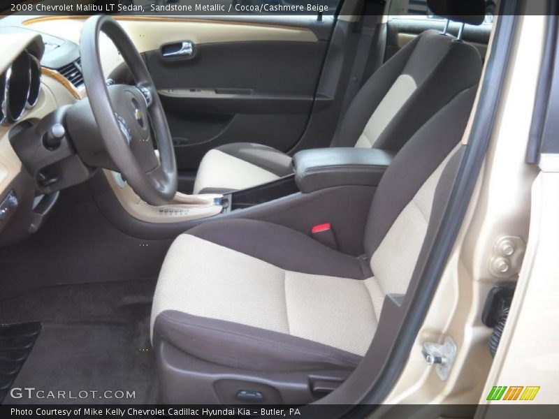 Sandstone Metallic / Cocoa/Cashmere Beige 2008 Chevrolet Malibu LT Sedan