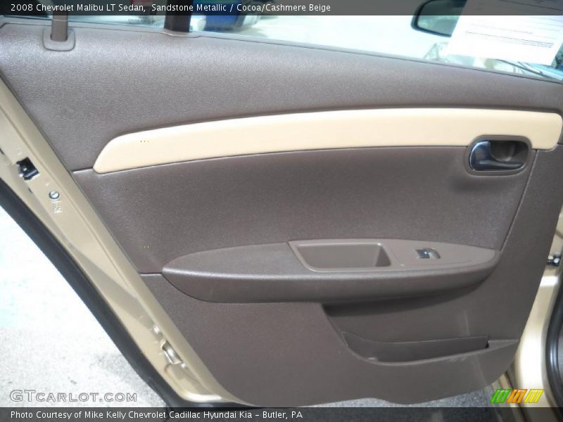 Sandstone Metallic / Cocoa/Cashmere Beige 2008 Chevrolet Malibu LT Sedan