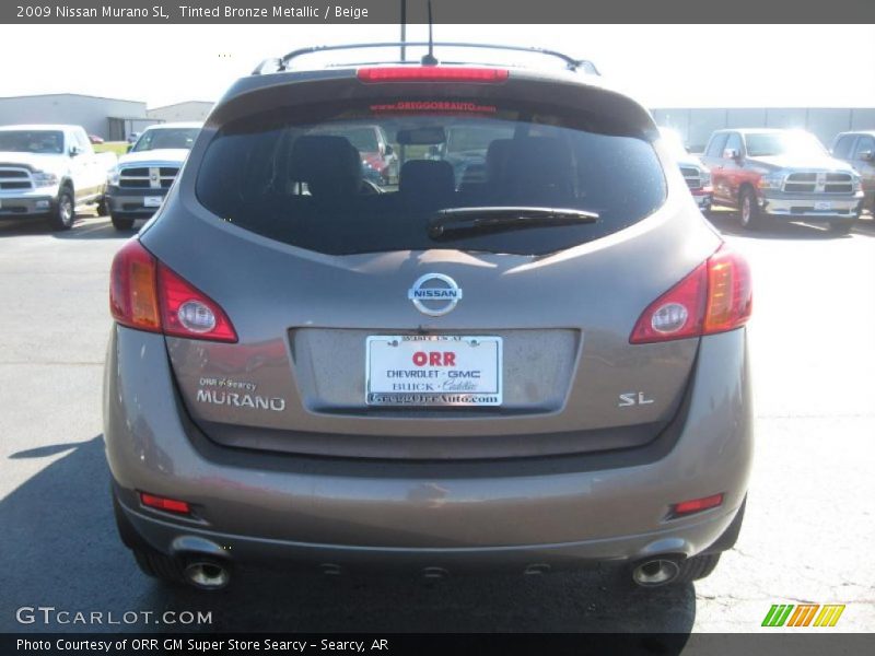 Tinted Bronze Metallic / Beige 2009 Nissan Murano SL