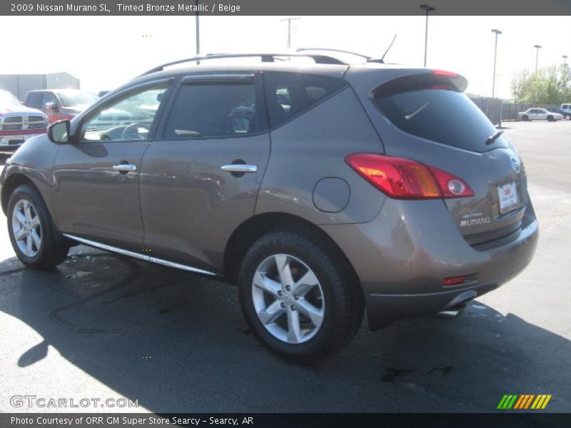 Tinted Bronze Metallic / Beige 2009 Nissan Murano SL