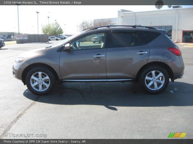 Tinted Bronze Metallic / Beige 2009 Nissan Murano SL