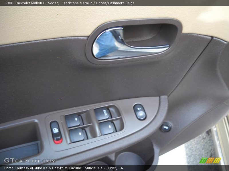 Sandstone Metallic / Cocoa/Cashmere Beige 2008 Chevrolet Malibu LT Sedan
