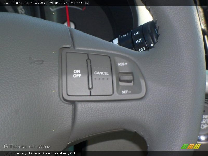 Controls of 2011 Sportage EX AWD