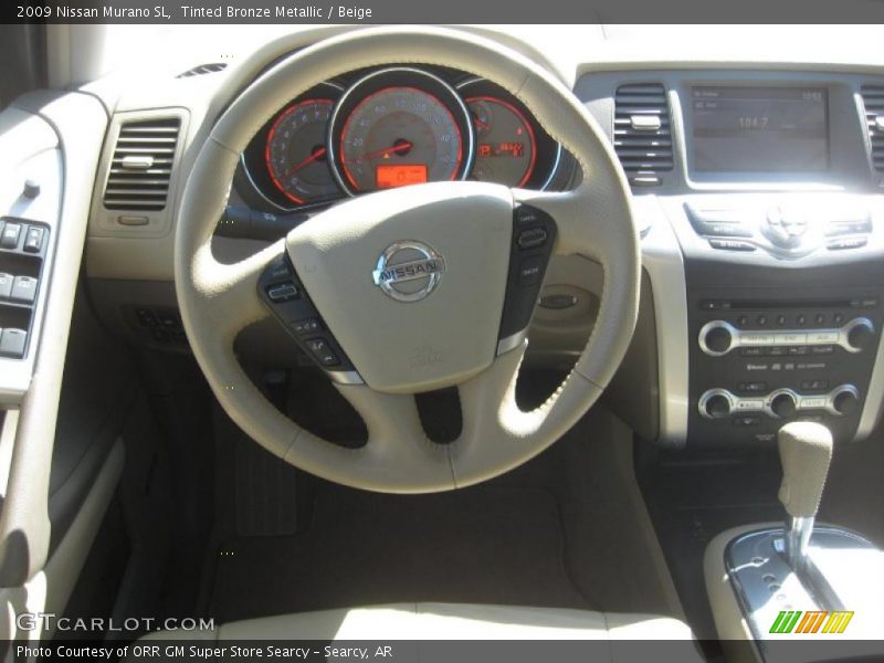 Tinted Bronze Metallic / Beige 2009 Nissan Murano SL