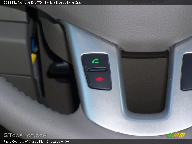 Twilight Blue / Alpine Gray 2011 Kia Sportage EX AWD