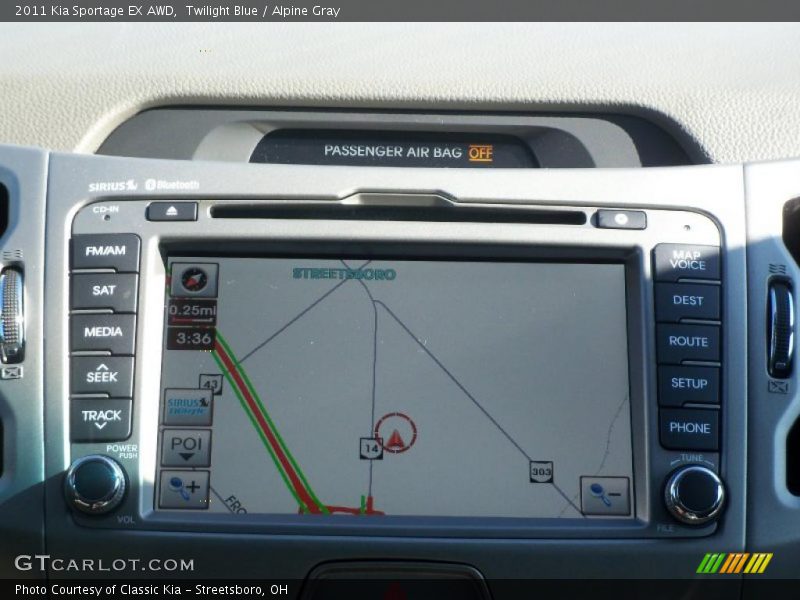Navigation of 2011 Sportage EX AWD