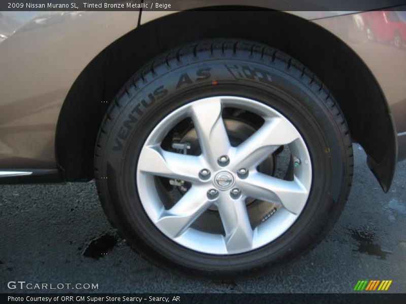Tinted Bronze Metallic / Beige 2009 Nissan Murano SL