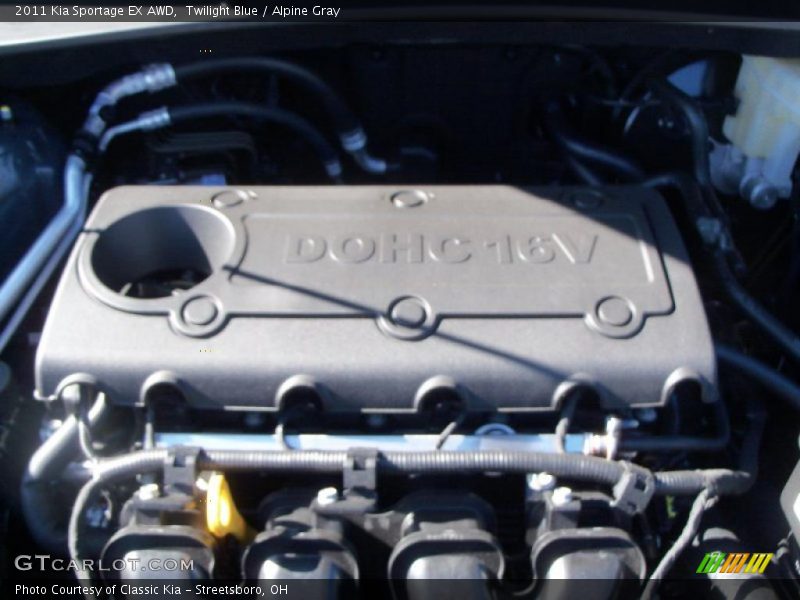 Twilight Blue / Alpine Gray 2011 Kia Sportage EX AWD