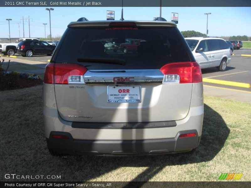 Gold Mist Metallic / Jet Black 2011 GMC Terrain SLE