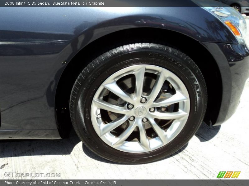 Blue Slate Metallic / Graphite 2008 Infiniti G 35 Sedan