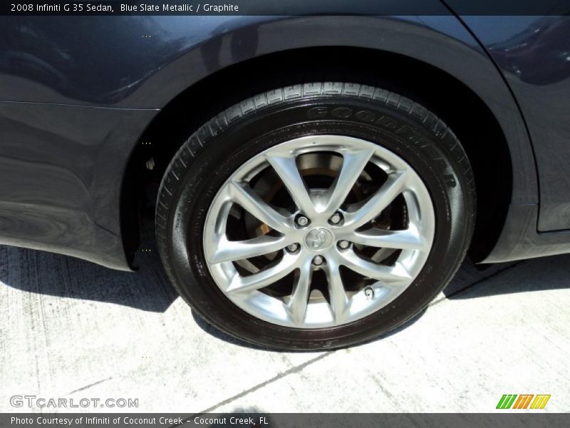 Blue Slate Metallic / Graphite 2008 Infiniti G 35 Sedan