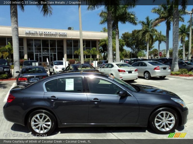 Blue Slate Metallic / Graphite 2008 Infiniti G 35 Sedan