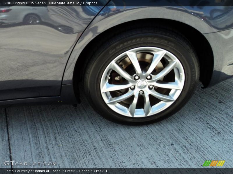 Blue Slate Metallic / Graphite 2008 Infiniti G 35 Sedan