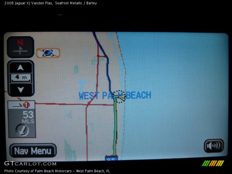 Seafrost Metallic / Barley 2008 Jaguar XJ Vanden Plas