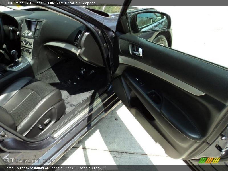 Blue Slate Metallic / Graphite 2008 Infiniti G 35 Sedan