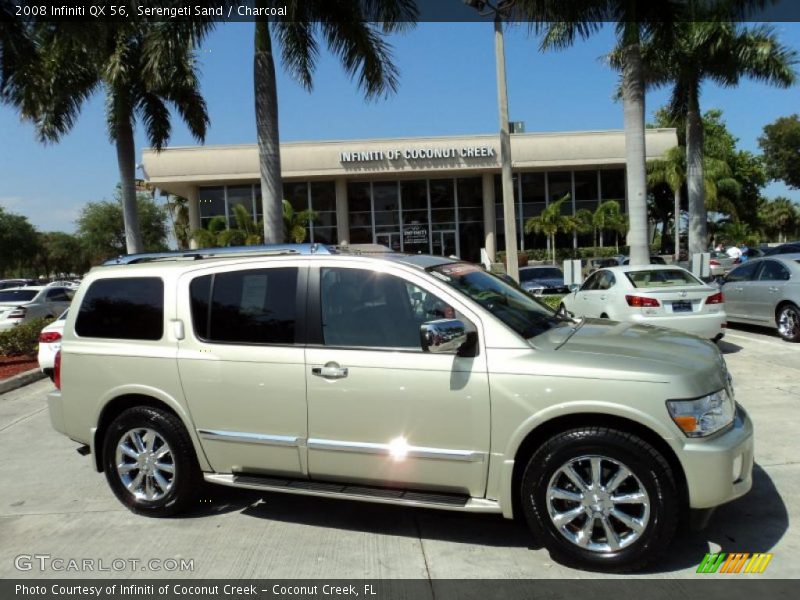 Serengeti Sand / Charcoal 2008 Infiniti QX 56