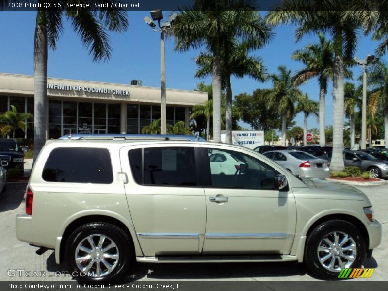 Serengeti Sand / Charcoal 2008 Infiniti QX 56