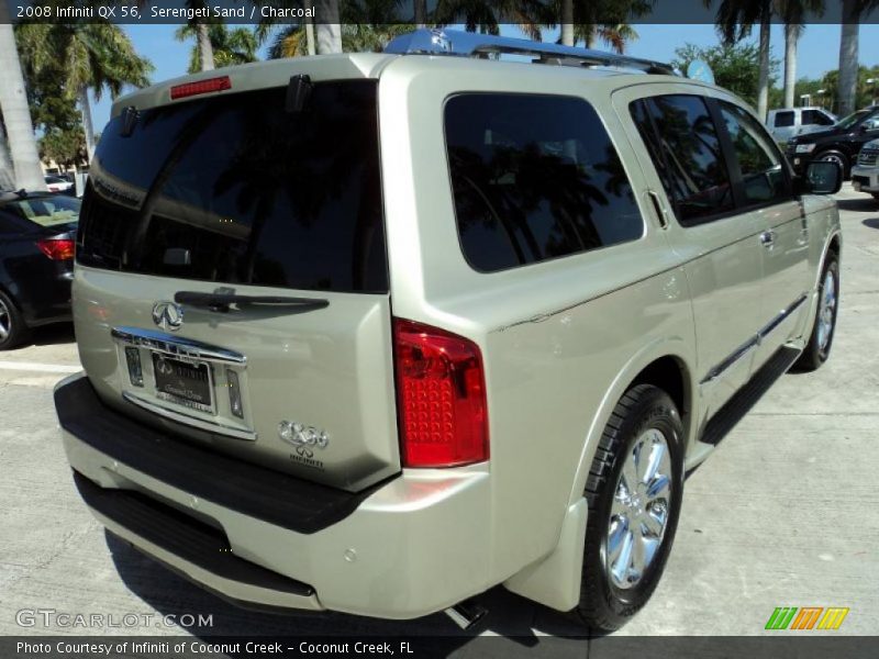 Serengeti Sand / Charcoal 2008 Infiniti QX 56
