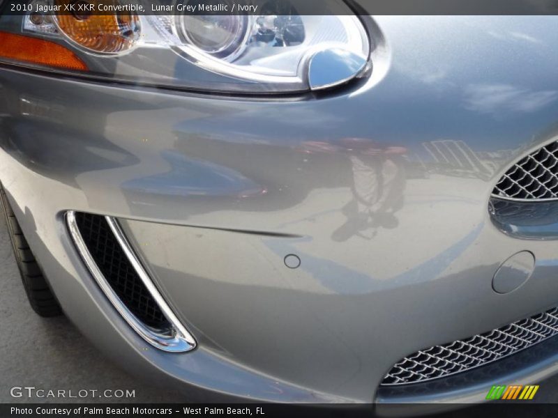 Lunar Grey Metallic / Ivory 2010 Jaguar XK XKR Convertible
