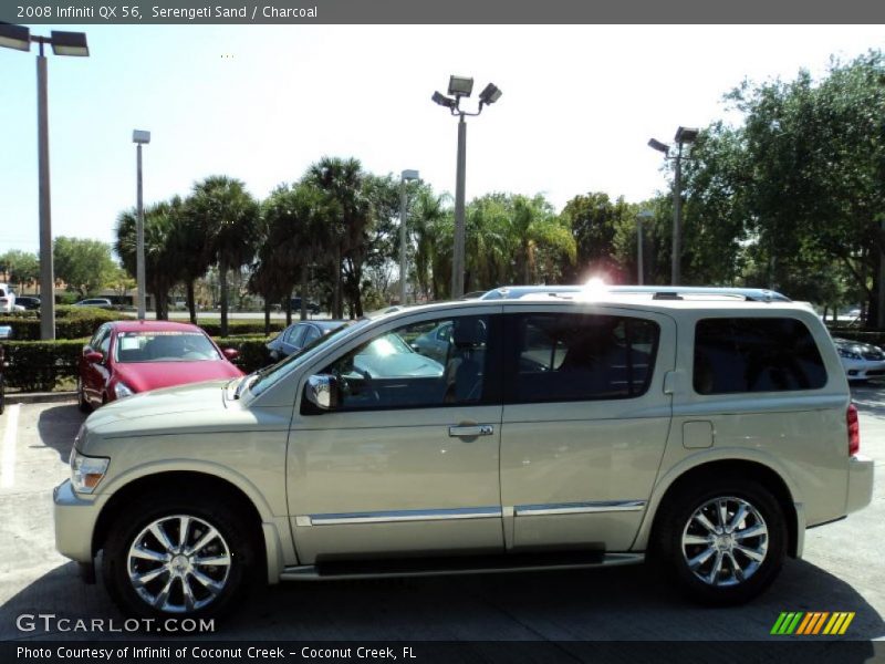 Serengeti Sand / Charcoal 2008 Infiniti QX 56