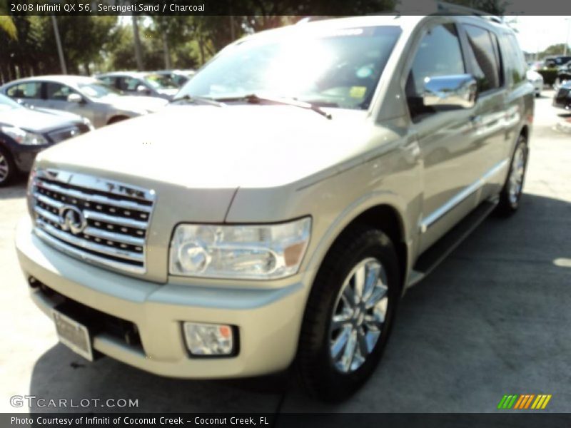 Serengeti Sand / Charcoal 2008 Infiniti QX 56