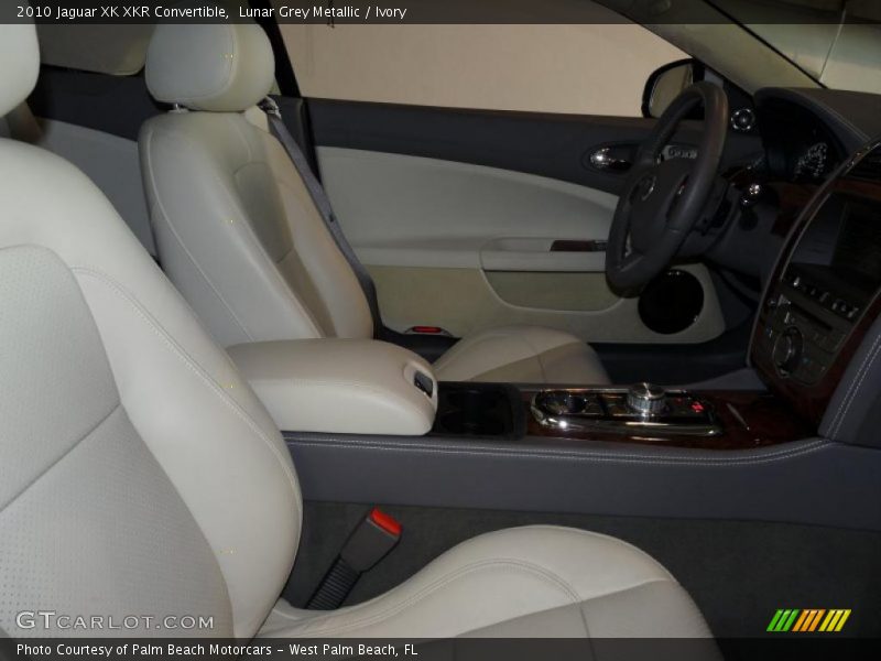 Lunar Grey Metallic / Ivory 2010 Jaguar XK XKR Convertible