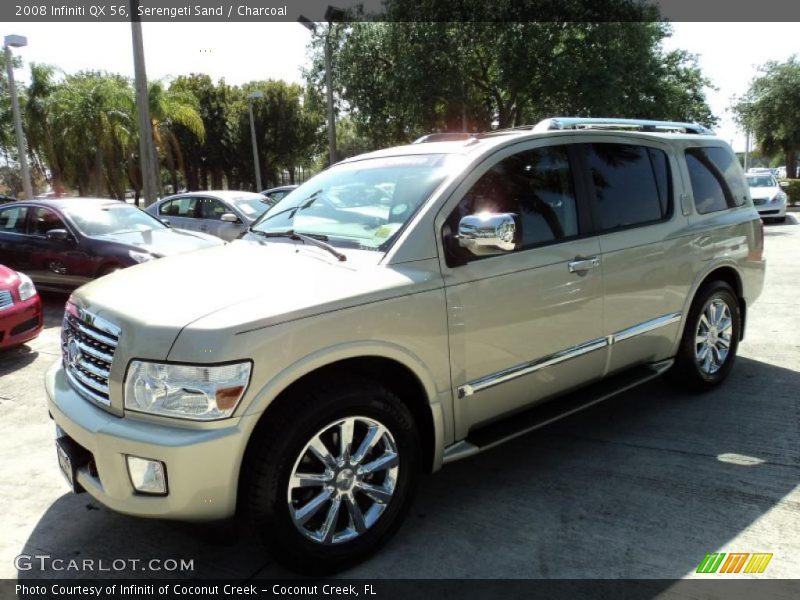 Serengeti Sand / Charcoal 2008 Infiniti QX 56