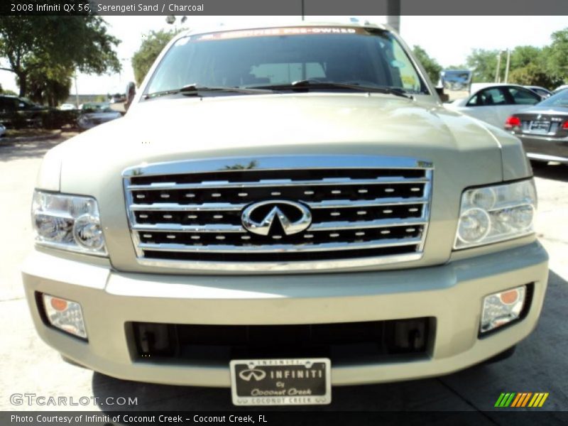 Serengeti Sand / Charcoal 2008 Infiniti QX 56