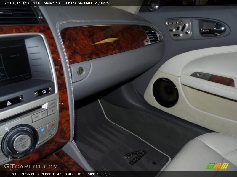 Lunar Grey Metallic / Ivory 2010 Jaguar XK XKR Convertible
