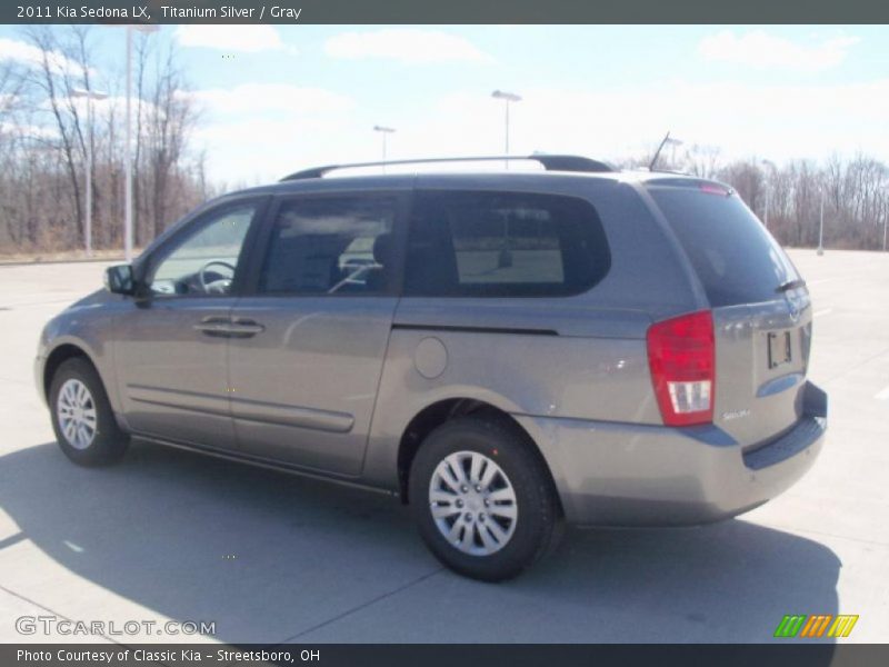 Titanium Silver / Gray 2011 Kia Sedona LX
