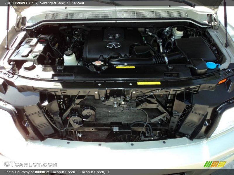 Serengeti Sand / Charcoal 2008 Infiniti QX 56