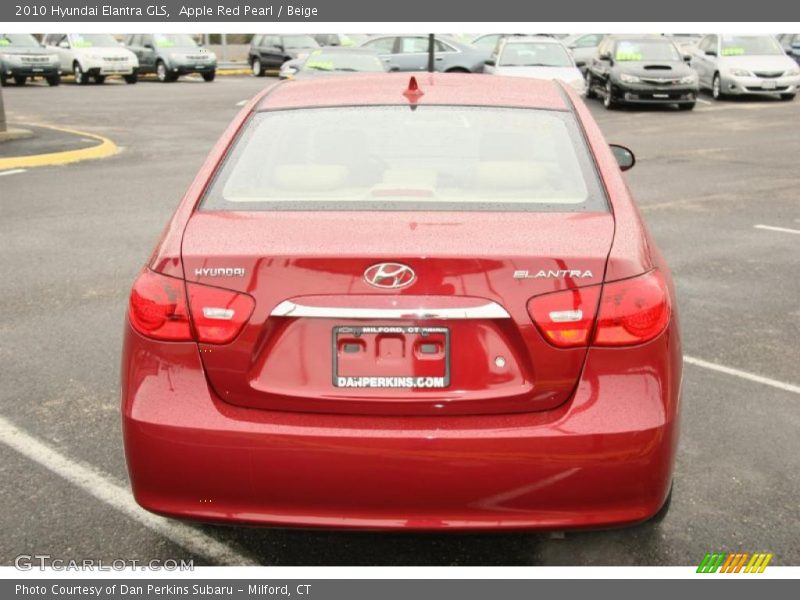 Apple Red Pearl / Beige 2010 Hyundai Elantra GLS