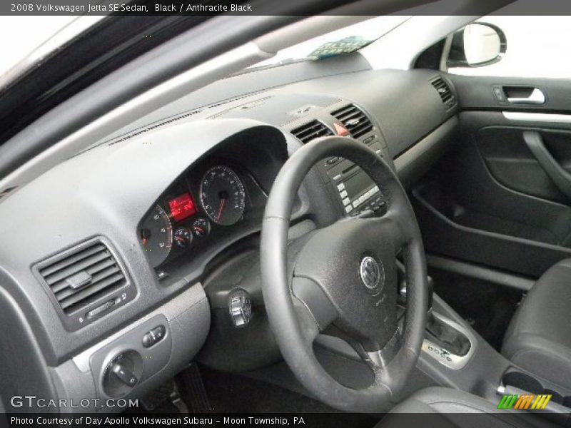 Black / Anthracite Black 2008 Volkswagen Jetta SE Sedan