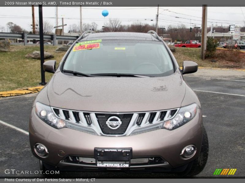Tinted Bronze Metallic / Black 2009 Nissan Murano SL AWD