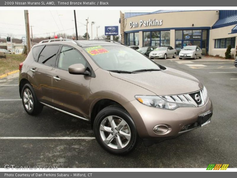 Tinted Bronze Metallic / Black 2009 Nissan Murano SL AWD