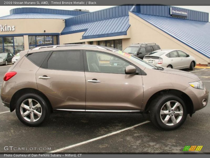 Tinted Bronze Metallic / Black 2009 Nissan Murano SL AWD