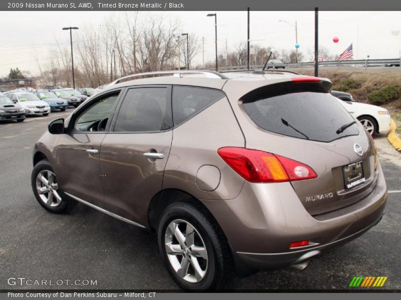Tinted Bronze Metallic / Black 2009 Nissan Murano SL AWD