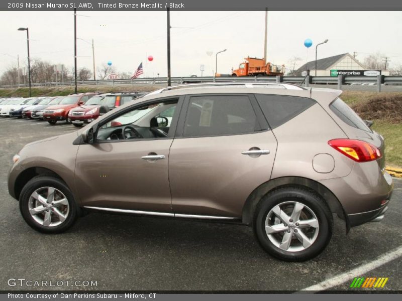 Tinted Bronze Metallic / Black 2009 Nissan Murano SL AWD