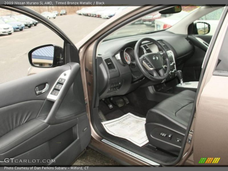 Tinted Bronze Metallic / Black 2009 Nissan Murano SL AWD