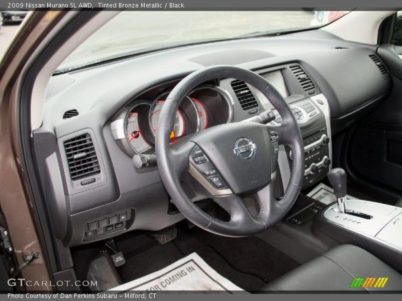 Tinted Bronze Metallic / Black 2009 Nissan Murano SL AWD