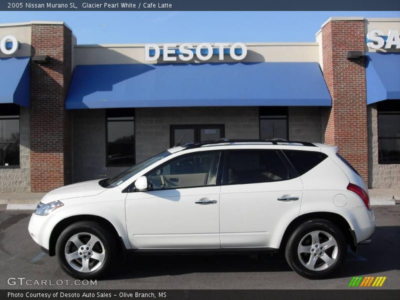 Glacier Pearl White / Cafe Latte 2005 Nissan Murano SL