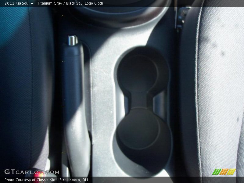 Titanium Gray / Black Soul Logo Cloth 2011 Kia Soul +